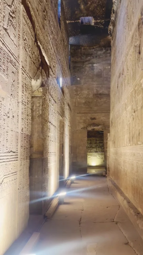 Jan14, 2026, Egypt, Qena: the ancient temple complex of Dendera Stock Footage 335790662
