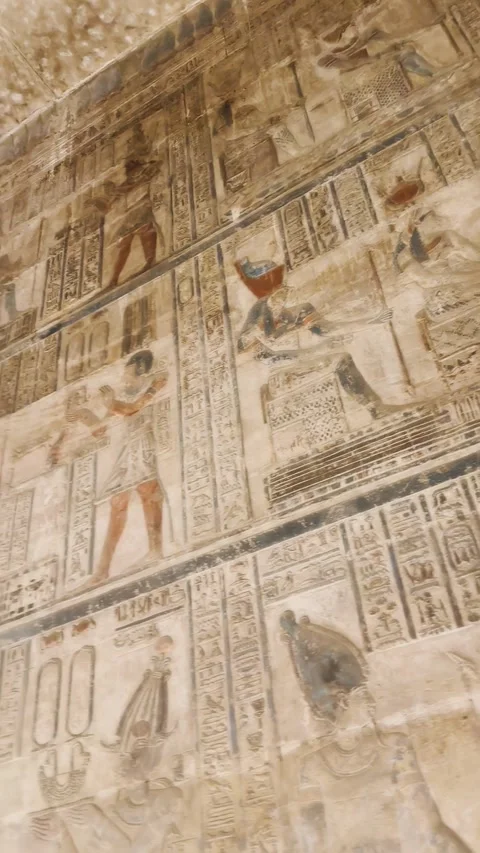 Jan14, 2026, Egypt, Qena: the ancient temple complex of Dendera Stock Footage 335790796