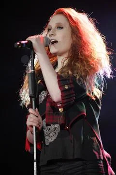  Janet Devlin live at Sheffield Arena on The X Factor tour - 21 March 2012... Stock Photos