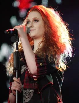  Janet Devlin live at Sheffield Arena on The X Factor tour - 21 March 2012... Stock Photos