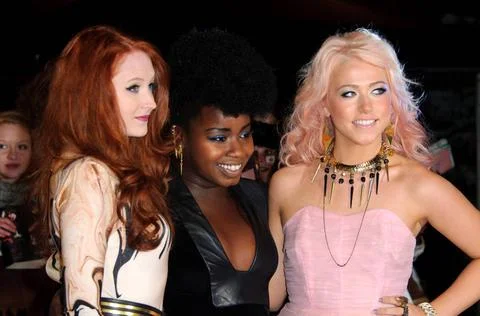  Janet Devlin, Misha B and Amelia Lily at the premiere of The Twilight Sag... Stock Photos