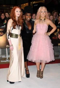  Janet Devlin, Misha B and Amelia Lily at the premiere of The Twilight Sag... Stock Photos