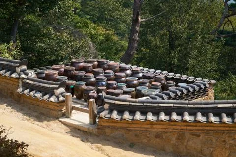 Jangdokdae, platform for crocks Stock Photos