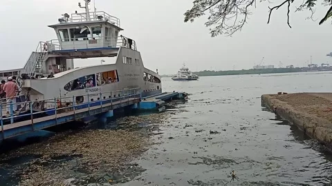 Jankar Boat service Stock Footage 150249576