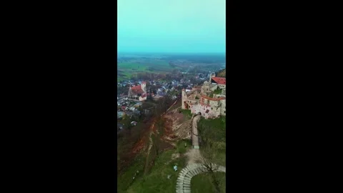Janowiec Castle Stock Footage 327924872