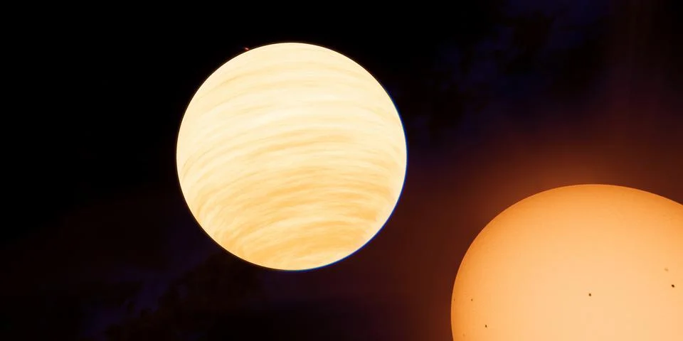 Janssen Planet 55 Cancri e Stock Illustration