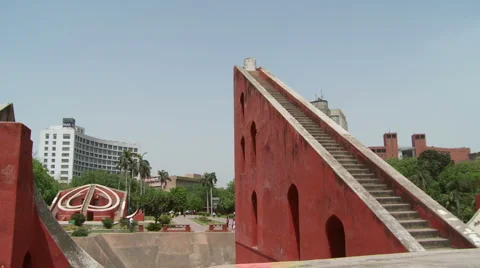 Jantar Mantar Observatory Stock Footage 1095188