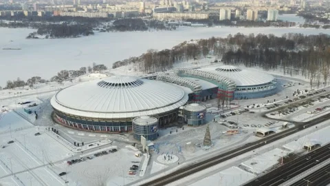 January 16, 2021.Modern complex of the state cultural and sports institution Stock Footage 146829282