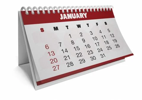 January Stock Illustration