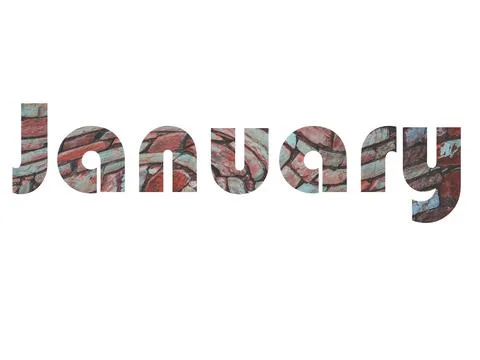 January Stock Illustration