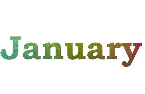 January Stock Illustration