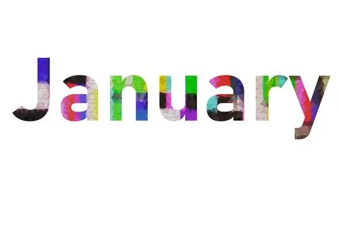 January Stock Illustration