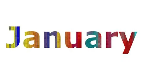 January Stock Illustration