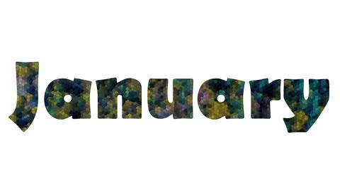 January Stock Illustration