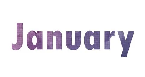 January Stock Illustration