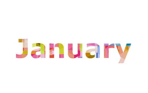 January Stock Illustration