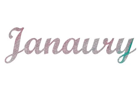 January Stock Illustration