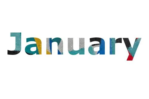 January Stock Illustration