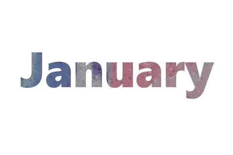 January Stock Illustration
