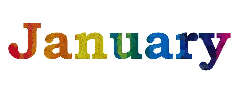 January Stock Illustration