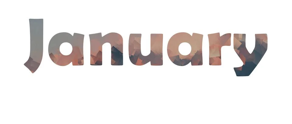 January Stock Illustration