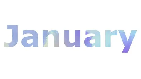 January Stock Illustration