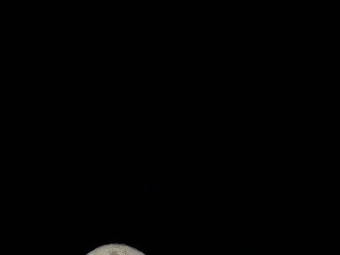 January Wolf Moon 99.4% Full.  Waning Gibbous.  Time Lapse. Stock Footage 71442184