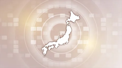 Japan Animated Map | Stock Video | Pond5