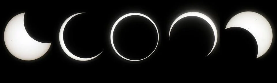 Japan Annular Eclipse - May 2012 Stock Photos