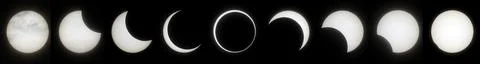 Japan Annular Eclipse - May 2012 Stock Photos