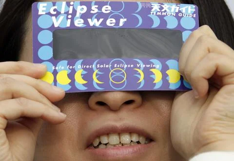 Japan Annular Eclipse - May 2012 Stock Photos