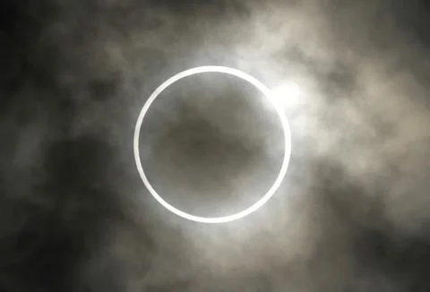 Japan Annular Eclipse - May 2012 Stock Photos