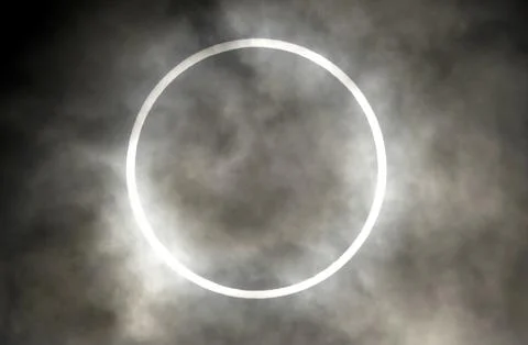 Japan Annular Eclipse - May 2012 Stock Photos
