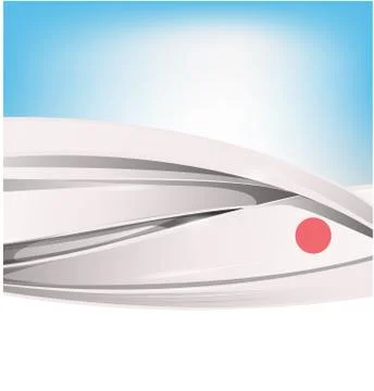 Japan background with  flag element. vector illustration Stockillustratie