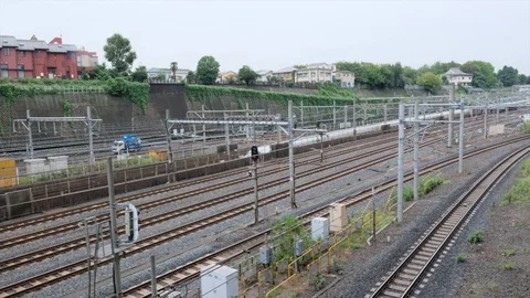 Japan Commuter Train Stock Footage 95564850