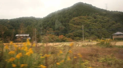 Japan-countryside by train-2 動画素材 33804085