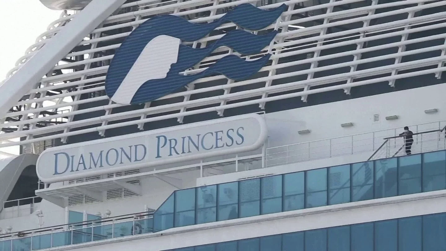 Japan Cruise Ship Coronavirus Cases Climb To 175, Including Quarantine Off... Stock Footage