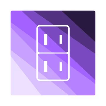 Japan Electrical Socket Icon Stock Illustration