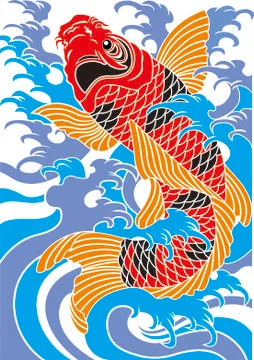 Japan fish Stock Illustration