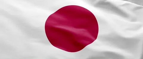 Japan Flag Animation – Seamless Loop (4K UHD) Stock Footage 318006907