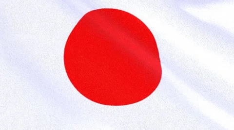 JAPAN FLAG BACKGROUND Stock-Footage 62813191