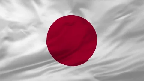 Japan flag background Stock Footage 263943128
