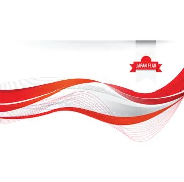 Japan flag background Stock-Illustration