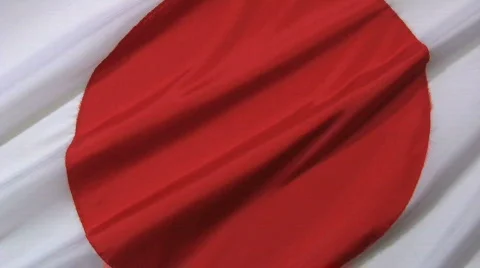 Japan Flag Stock Footage 361753