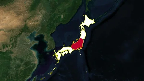 Japan Flag 스톡 동영상 307282287