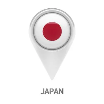 Japan Flag Icon Stock Illustration