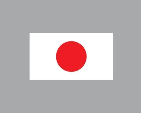 Japan flag icon logo vector Stock-Illustration