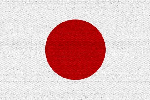 Japan flag Stock Illustration