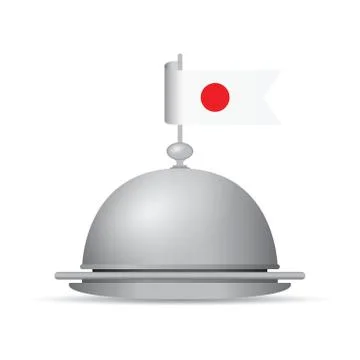 Japan flag Stock Illustration