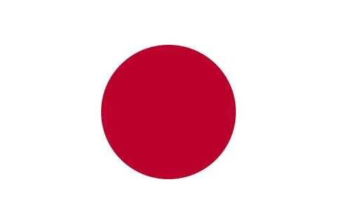 Japan flag Stock Illustration